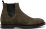 Premiata suede leather ankle boots Green - Thumbnail 1