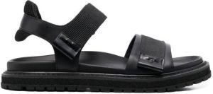 Premiata touch-strap design sandals Black
