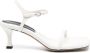 Proenza Schouler 70mm square-toe leather sandals White - Thumbnail 1