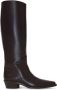 Proenza Schouler Bronco leather tall boots Black - Thumbnail 1