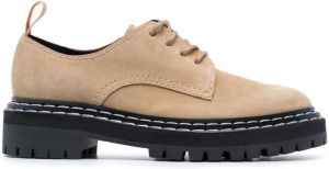 Proenza Schouler chunky-sole Derby shoes Brown