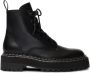 Proenza Schouler Combat leather boots Black - Thumbnail 1