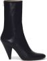 Proenza Schouler Cone 85mm leather ankle boots Black - Thumbnail 1