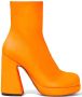 Proenza Schouler Forma 110mm platform boots Orange - Thumbnail 1