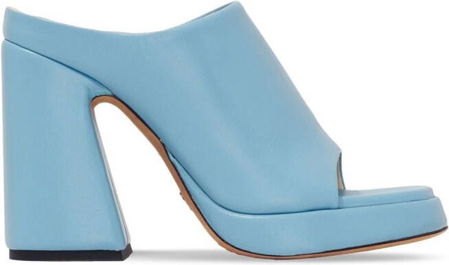 Proenza Schouler Forma 110mm platform sandals Blue