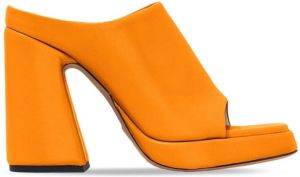Proenza Schouler Forma 110mm platform sandals Orange