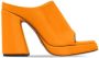 Proenza Schouler Forma 110mm platform sandals Orange - Thumbnail 1