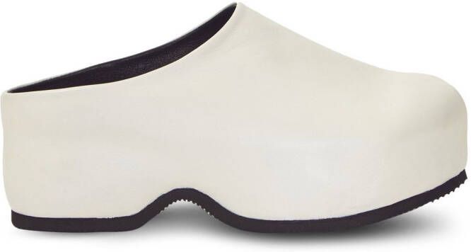 Proenza Schouler Forma flatform clogs Neutrals