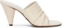 Proenza Schouler Gathered Cone 85mm leather sandals Neutrals - Thumbnail 1