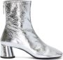 Proenza Schouler Glove 55mm metallic-effect boots Silver - Thumbnail 1