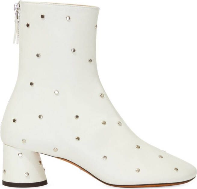 Proenza Schouler Glove embellished ankle boots White
