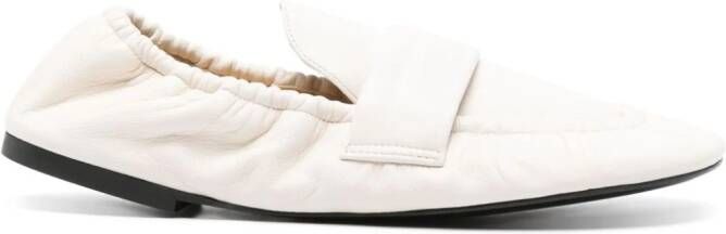 Proenza Schouler Glove leather flat loafers Neutrals