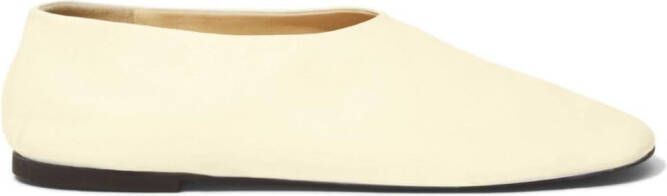 Proenza Schouler Glove leather flat slippers Neutrals