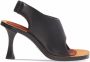 Proenza Schouler Ledge sculpted-heel slide sandals Black - Thumbnail 1