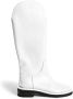 Proenza Schouler Pipe Riding knee-high boots White - Thumbnail 1