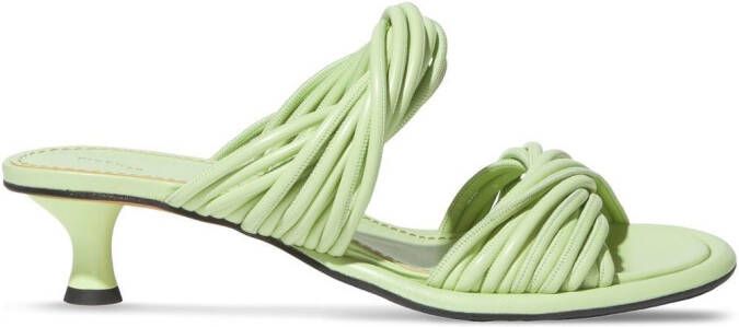 Proenza Schouler Pipe Rolo 40mm sandals Green