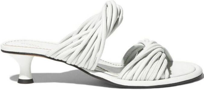 Proenza Schouler Pipe Rolo 40mm sandals White