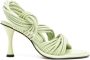 Proenza Schouler Pipe Rolo 90mm sandals Green - Thumbnail 1