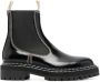 Proenza Schouler polished leather chelsea boots Black - Thumbnail 1