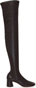 Proenza Schouler ruched over-the-knee boots Black