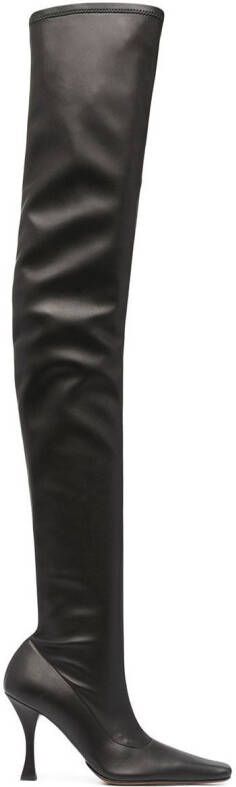 Proenza Schouler ruched over the knee boots Black