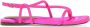 Proenza Schouler satin-effect strappy flat sandals Pink - Thumbnail 1