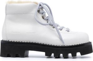 Proenza Schouler shearling hiking boots White