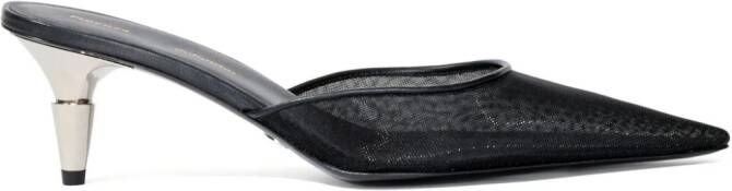 Proenza Schouler Spike 60mm leather mules Black