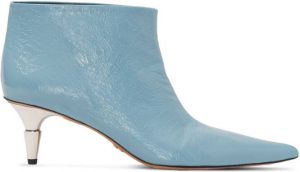 Proenza Schouler Spike 60mm pointed boots Blue
