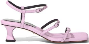 Proenza Schouler Square strappy 50mm sandals Purple