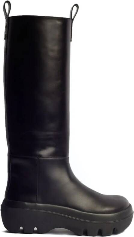 Proenza Schouler Storm leather knee-high boots Black