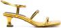 Proenza Schouler strappy metallic 70mm sandals Yellow - Thumbnail 1