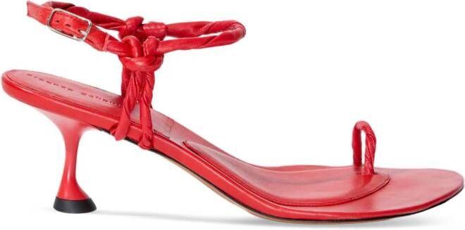 Proenza Schouler Tee Toe Ring sandals Red