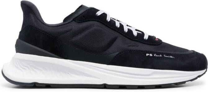 PS Paul Smith lace-up panelled sneakers Blue