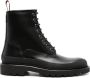 PS Paul Smith logo-tag leather boots Black - Thumbnail 1