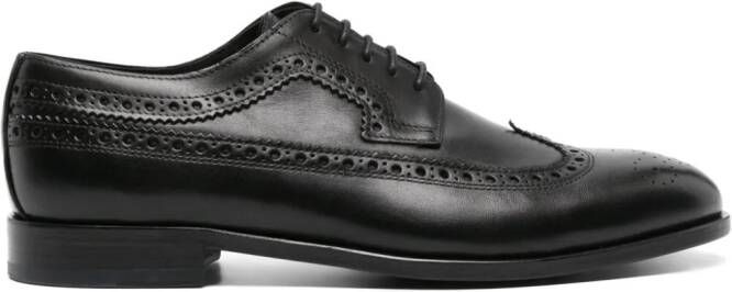 PS Paul Smith low stacked-heel leather brogues Black