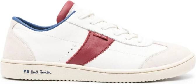PS Paul Smith Muller panelled leather sneakers White