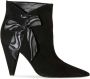 PUCCI bow-embellished suede ankle boots Black - Thumbnail 1