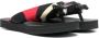 PUCCI Junior abstract-pattern open-toe sandals Red - Thumbnail 1