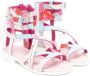 PUCCI Junior graphic-print strappy sandals Pink - Thumbnail 1