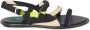 PUCCI Lee Marmo-print padded sandals Black - Thumbnail 1