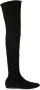 PUCCI logo-embroidered thigh-high boots Black - Thumbnail 1