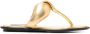 PUCCI metallic-effect thong sandals Gold - Thumbnail 1