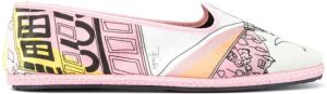 PUCCI printed round toe slippers Pink