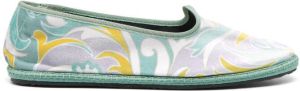 PUCCI Tropicana baby ballet slippers Green