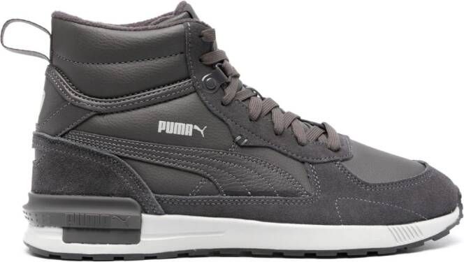 PUMA Graviton panelled high-top sneakers Grey