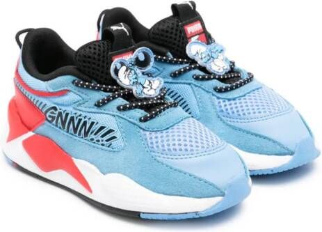 Puma Kids x The Smurfs RS-X lace-up sneakers Blue