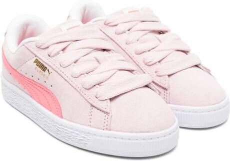 Puma Kids XL suede sneakers Pink