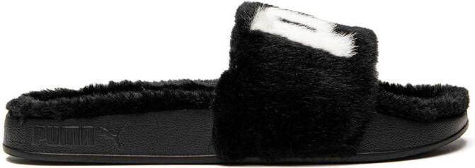 PUMA Leadcat 2.0 Fuzz slides Black