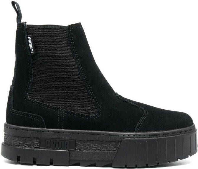 PUMA Mayze Chelsea suede boots Black